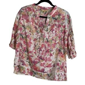 Hope & Harlow Floral Blouse Size Small